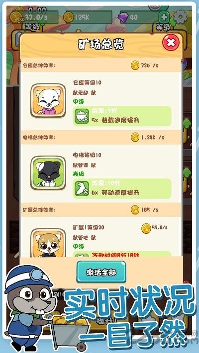 鼠你矿多红包版官方版下载,鼠你矿多,放置游戏,合成游戏