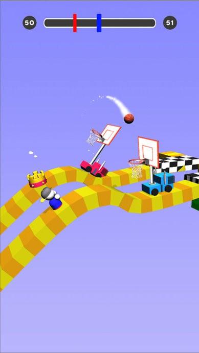 画个篮球快跑官方版下载,画个篮球快跑,闯关游戏,3d游戏